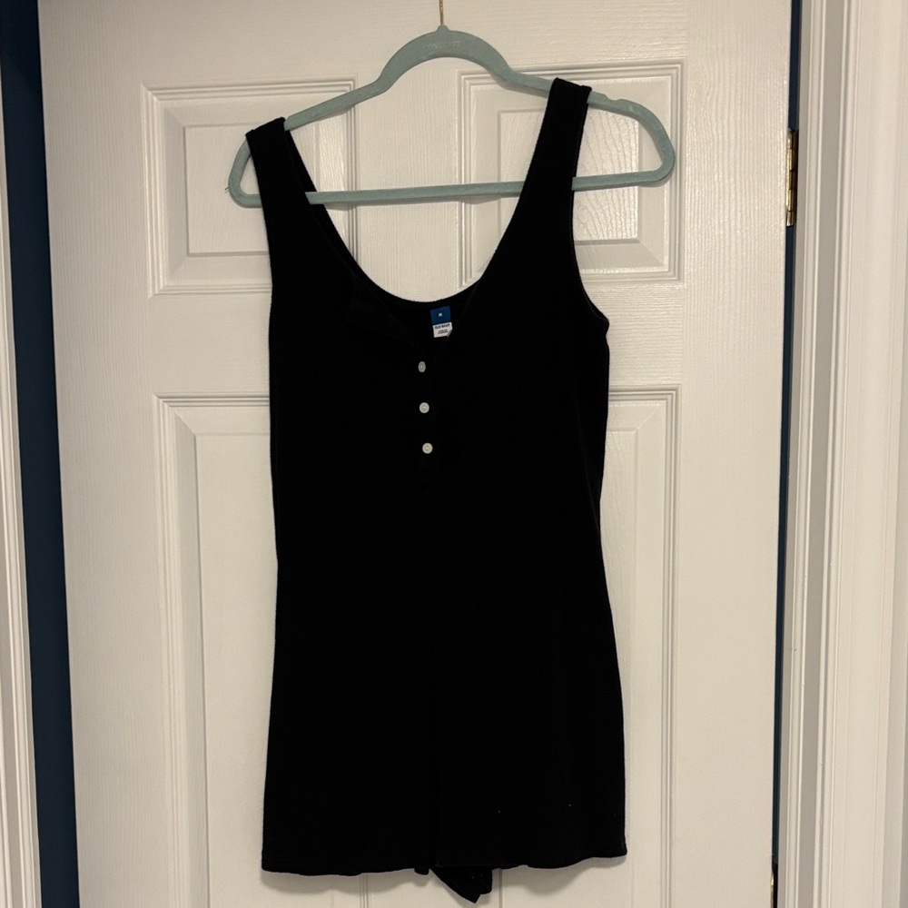 Old Navy Black Sleeveless Romper
